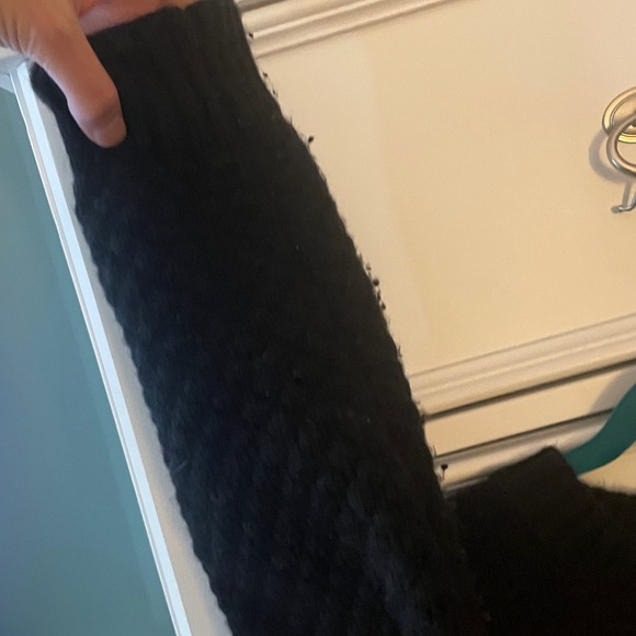 Floral Crochet Black Sweater - Picture 2 of 8